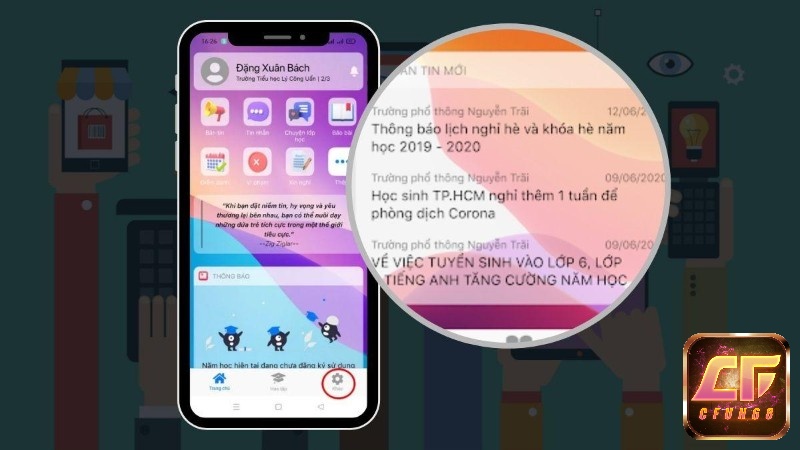 Liên kết từ nhà trường tới gia đình
