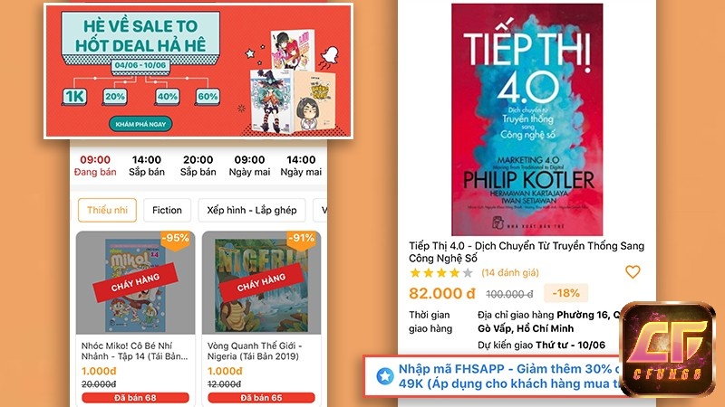 Thông báo chương trình ưu đãi hấp dẫn và nhiều sản phẩm giá tốt