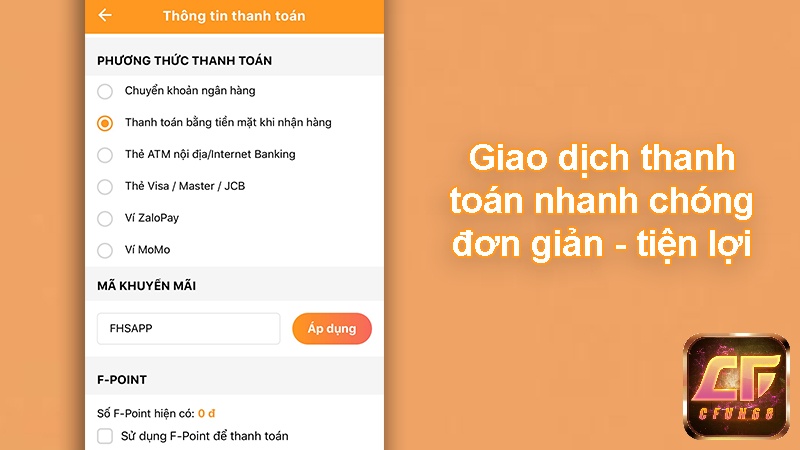FAHASA hỗ trợ nhiều cách thanh toán phù hợp mọi đối tượng khách hàng