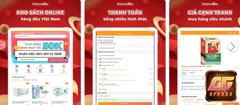 App Fahasa có nhiều ưu điểm nổi bật.