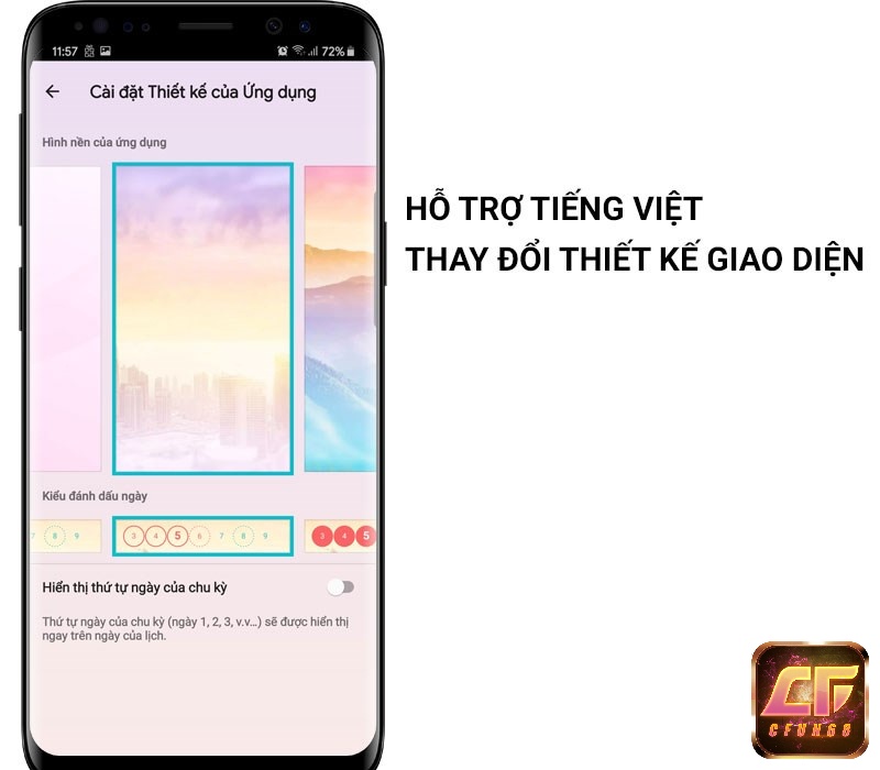Hỗ trợ giao diện tiếng việt cũng như thay đổi giao diện sử dụng