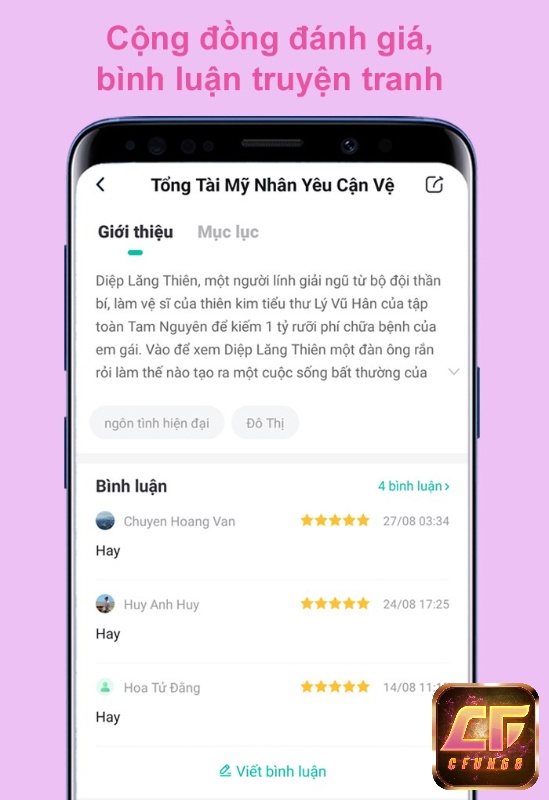 Cộng đồng đánh giá và bình luận truyện tranh
