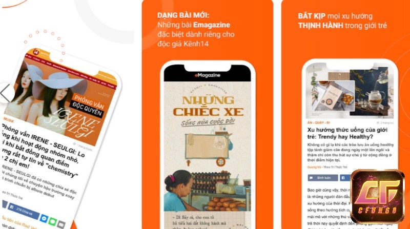 App Kenh14.vn có nhiều ưu điểm nổi bật.
