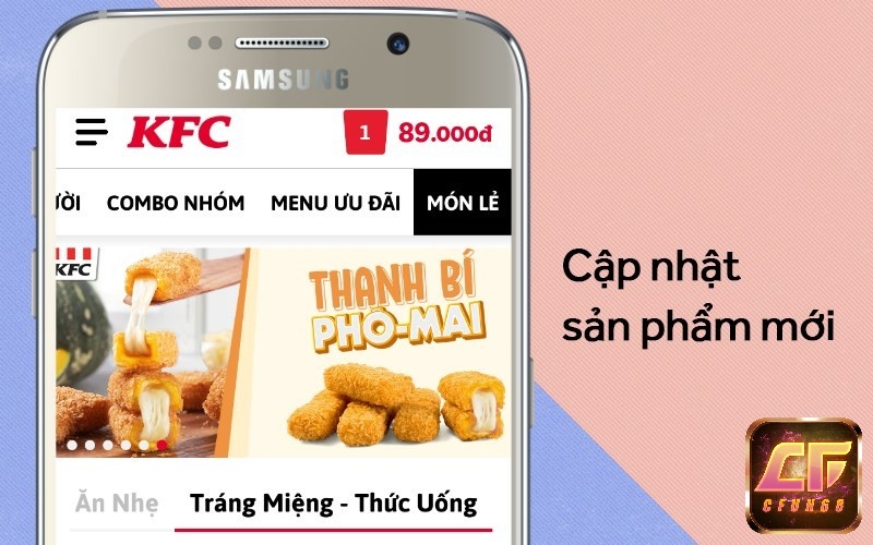 Cung cấp và cập nhật thông tin mới nhất về các sản phẩm mới của KFC
