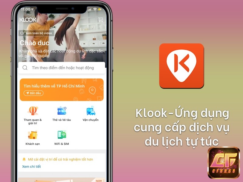 App Klook là ứng dụng cung cấp hầu như mọi thông tin, hoạt động và các tour du lịch