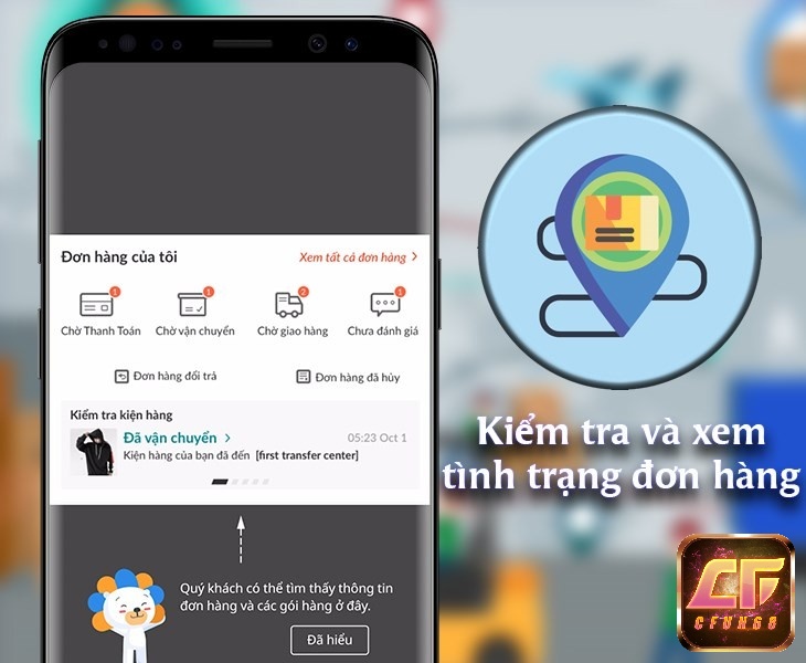 Kiểm tra trạng thái đơn hàng Lazada của bạn