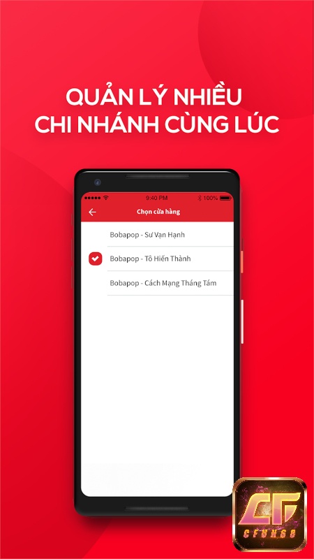 Loship có thể quản lý được nhiều chi nhánh cùng lúc