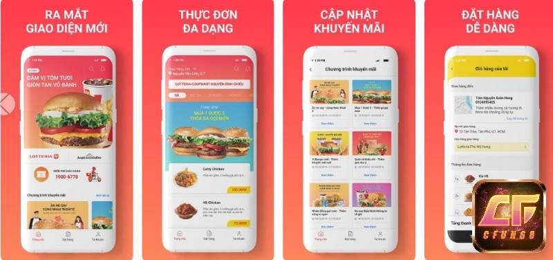 App Lotteria Delivery có nhiều ưu điểm nổi bật