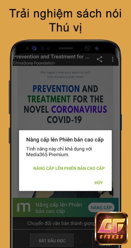 Trải nghiệm các sách nói thú vị cùng app Media365 Book Reader