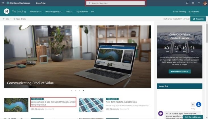App Microsoft SharePoint - Phần mềm cộng tác, quản lý tài liệu