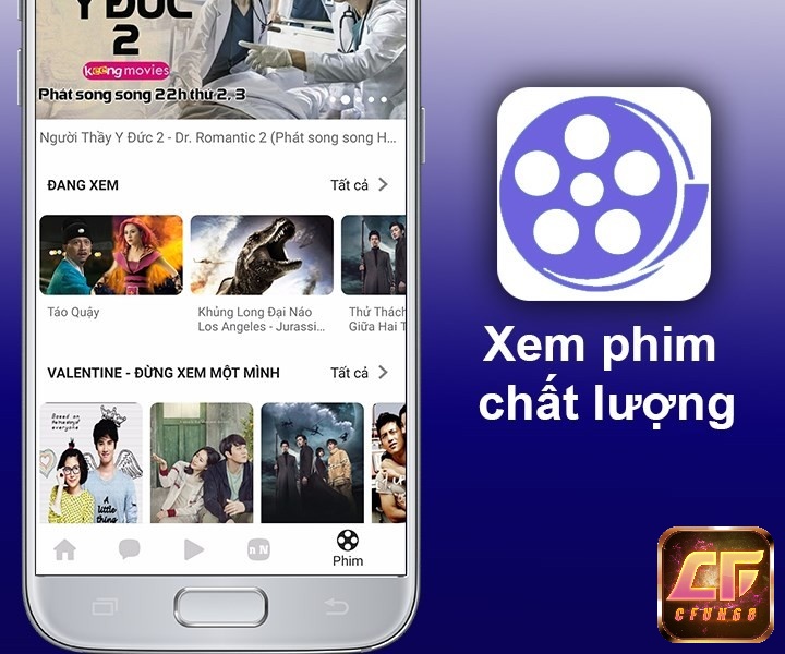 Với Mocha bạn sẽ xem phim và nghe nhạc online chất lượng cao