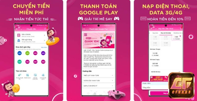 App Momo có nhiều ưu điểm nổi bật
