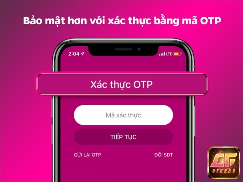 Ứng dụng Momo bảo mật hơn với mã OTP