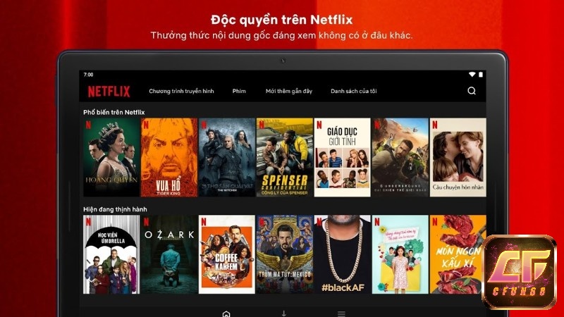 App Netflix có nhiều ưu điểm nổi bật