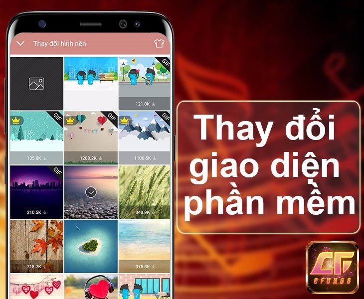 Thay đổi giao diện phần mềm theo phong cách của riêng bạn.