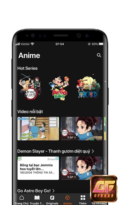 Bộ sưu tập hoạt hình Anime Nhật Bản đa dạng và phong phú