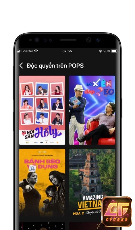 Danh sách POPS đề cử nhiều phim và chương trình độc quyền