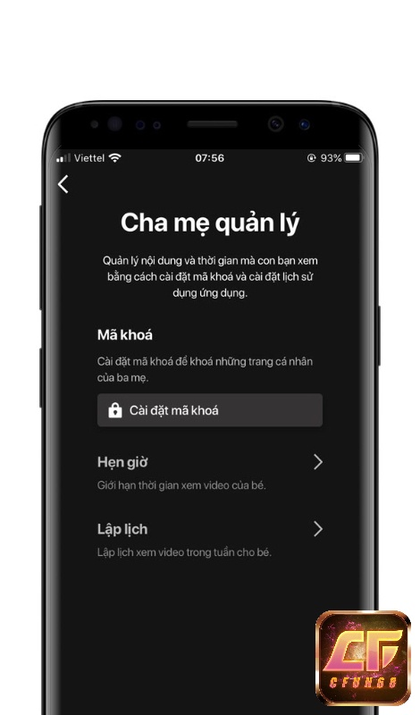 Chế độ bảo vệ trẻ em giúp cha mẹ dễ dàng quản lý các chương trình con em mình xem