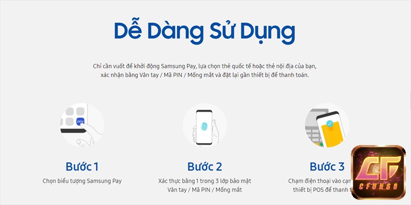 Thanh toán tiện lợi và nhanh chóng với 3 bước đơn giản