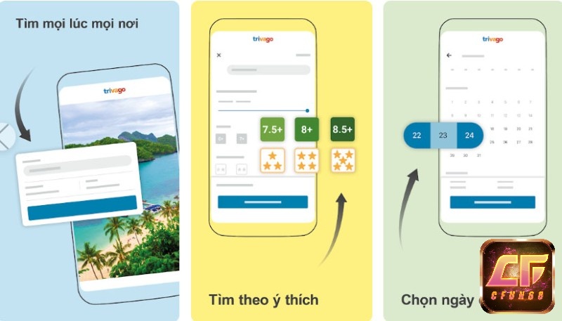 App Trivago có nhiều ưu điểm nổi bật.