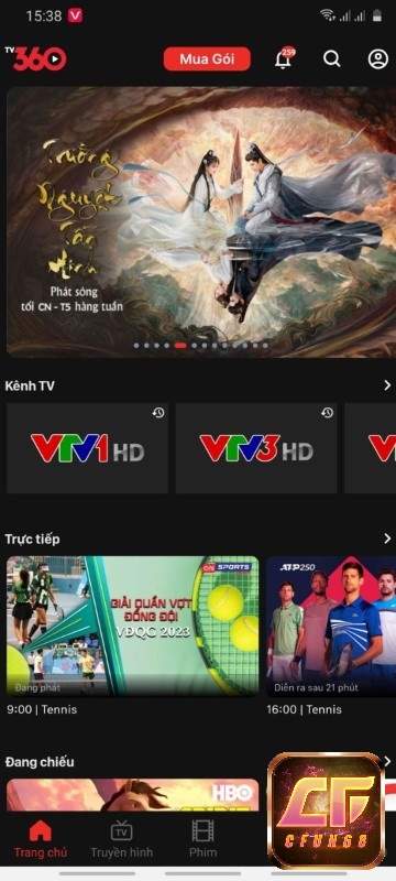 Gợi ý những kênh và phim truyền hình yêu thích