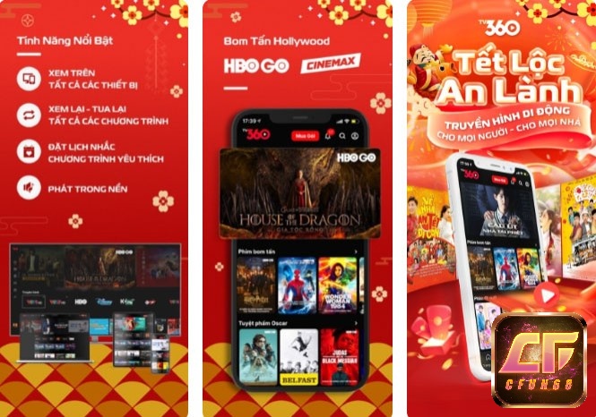 App TV360 có nhiều ưu điểm nổi bật.