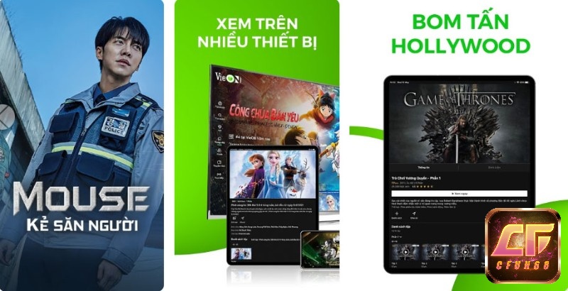 App VieON có nhiều ưu điểm nổi bật