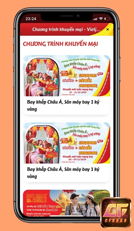 Cập nhật tin tức và các chương trình khuyến mãi của VietJet