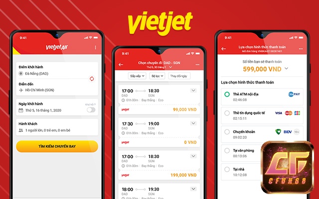 App VietJet Air có nhiều ưu điểm nổi bật
