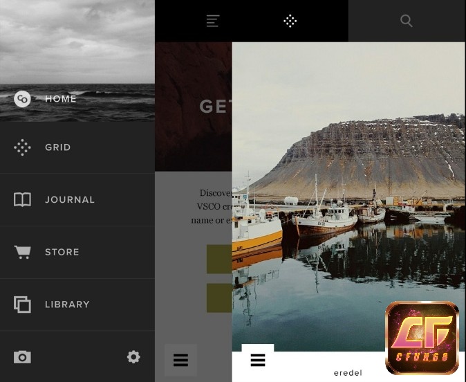 Giao diện đơn giản của App VCSO
