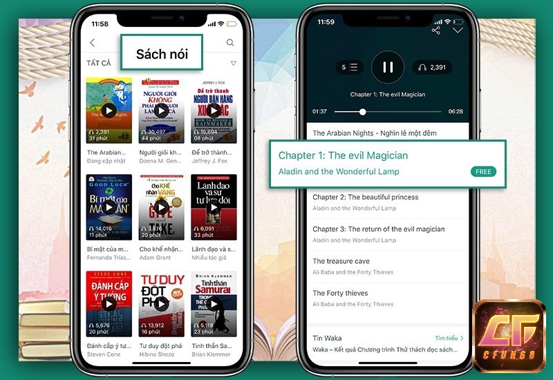 Tính năng Audiobook cho mọi người