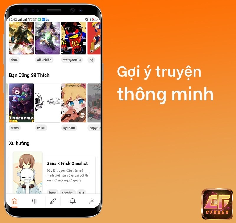 Gợi ý tác phẩm dựa theo thói quen sử dụng Wattpad