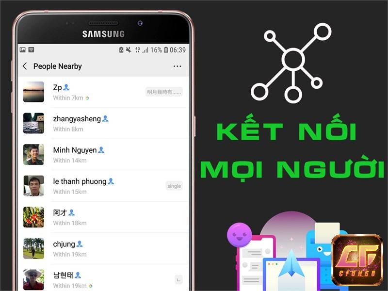 Kết nối với mọi người dễ dàng