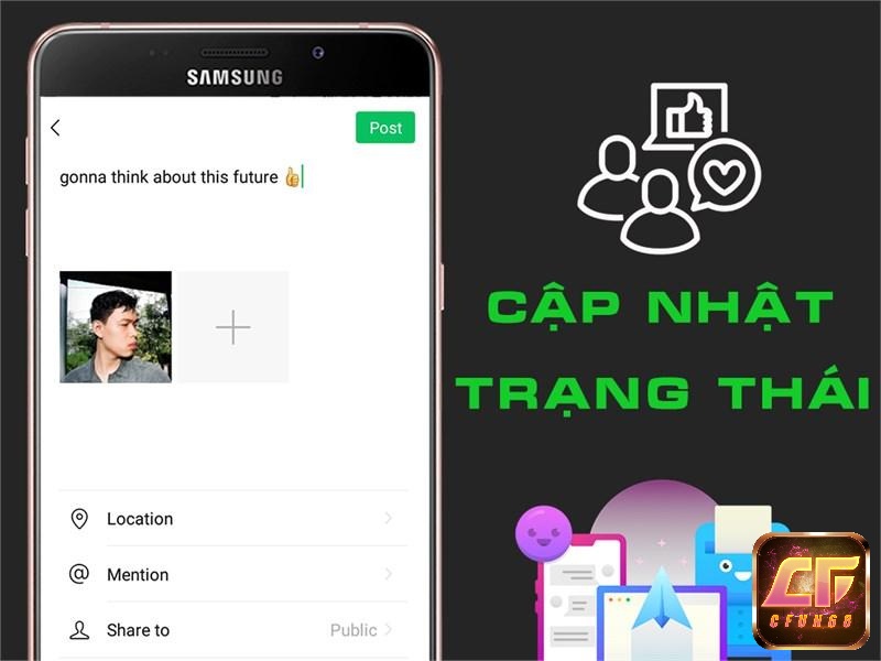 Trạng thái được cập nhật nhanh chóng
