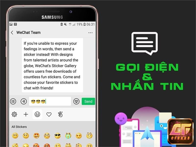 Gọi điện và nhắn tin được miễn phí