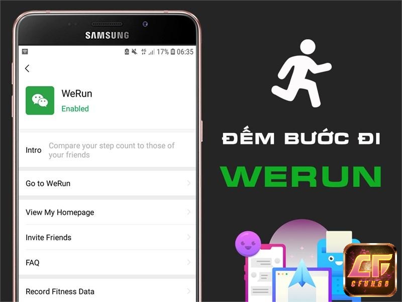 Đếm những bước đi mỗi ngày cùng WERUN