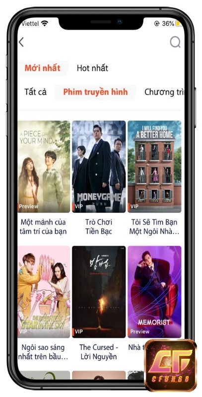 Đa dạng thể loại từ phim và chương trình giải trí, hoạt hình
