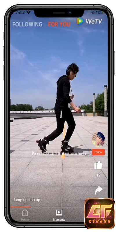 Một điểm đặc biệt của app WeTV là bạn có thể xem các video ngắn, thú vị