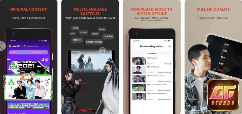 App WeTV có nhiều ưu điểm nổi bật