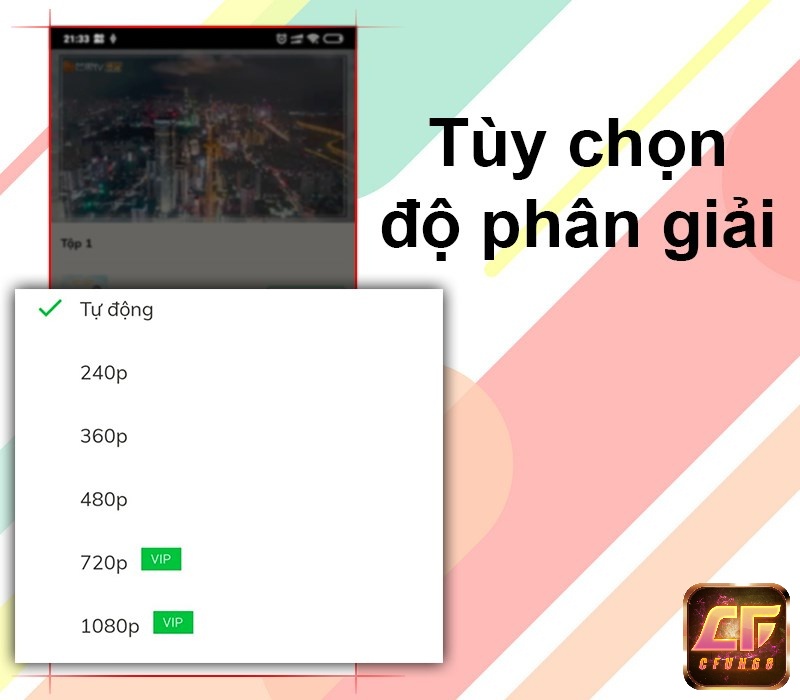 Người dùng có nhiều tùy chọn trên Zing TV phù hợp nhất với thiết bị mỗi người