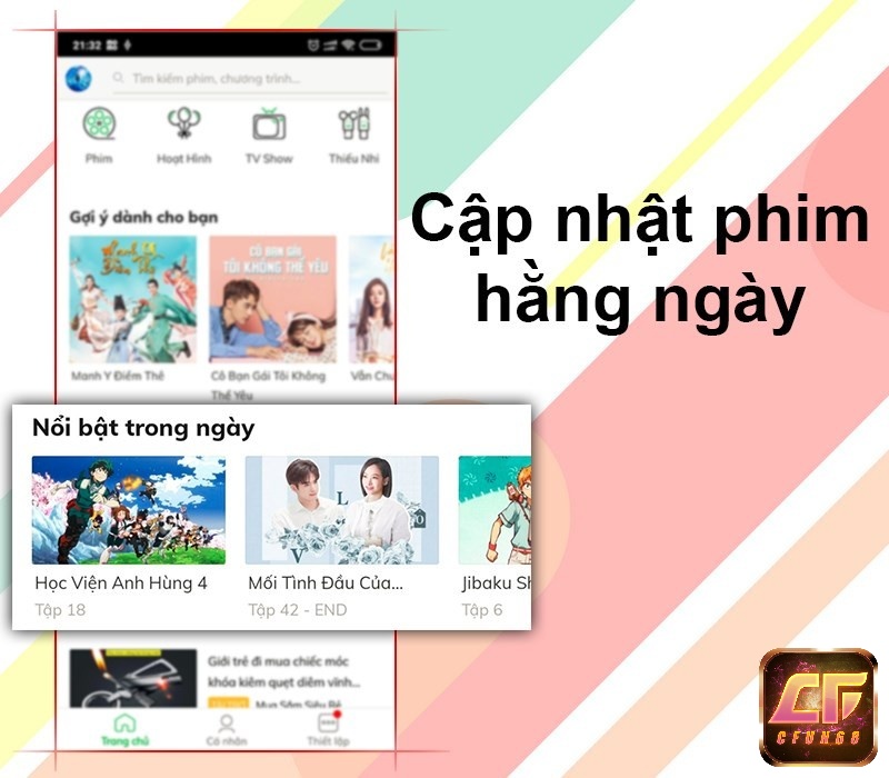 App Zing TV có nhiều ưu điểm nổi bật