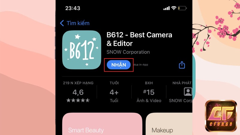 Cách tải app B612 cho IOS cực đơn giản