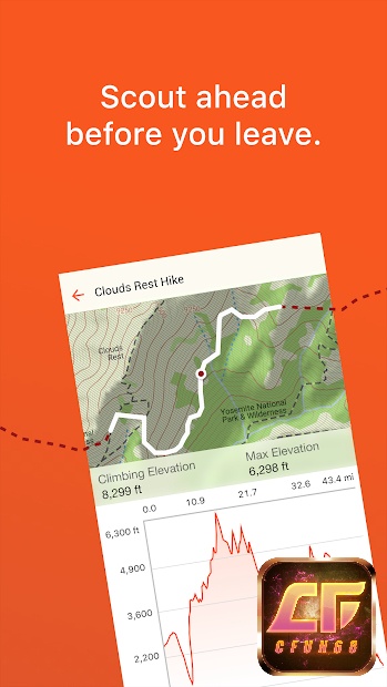 Chúng ta có thể theo dõi vị trí của mình ngay trên bản đồ Garmin Explore