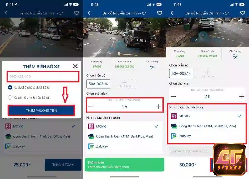 Thanh toán với những liên kết cực dễ dàng