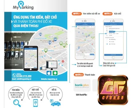 Tìm kiếm bãi giữ xe và thanh toán cực đơn giản