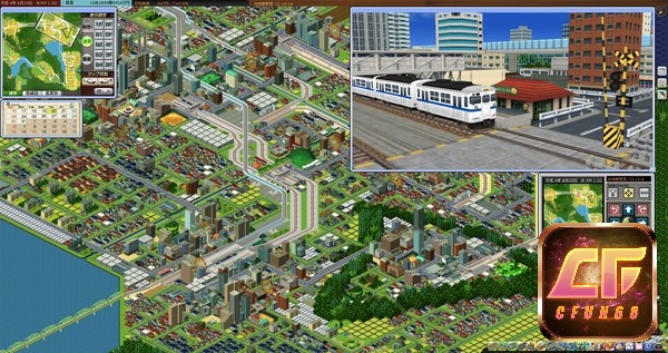 A-Train cung cấp hàng loại các loại tàu lửa đa dạng khác nhau