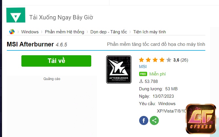 Đường link tải After Burner