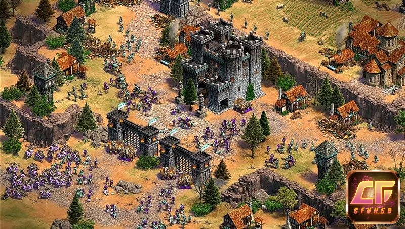 Đồ họa game Age of Empires II rất chi tiết