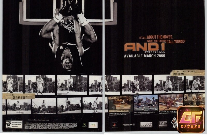Game AND1 Streetball: Game bóng rổ đường phố hấp dẫn