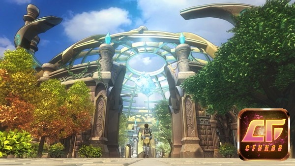 Đồ hoạ trong game Aura Kingdom được tạo ra với một phong cách nghệ thuật độc đáo